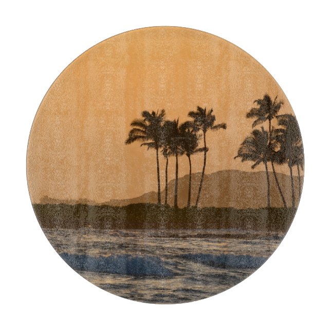 Sunset on Kauai Cutting Board (Front)