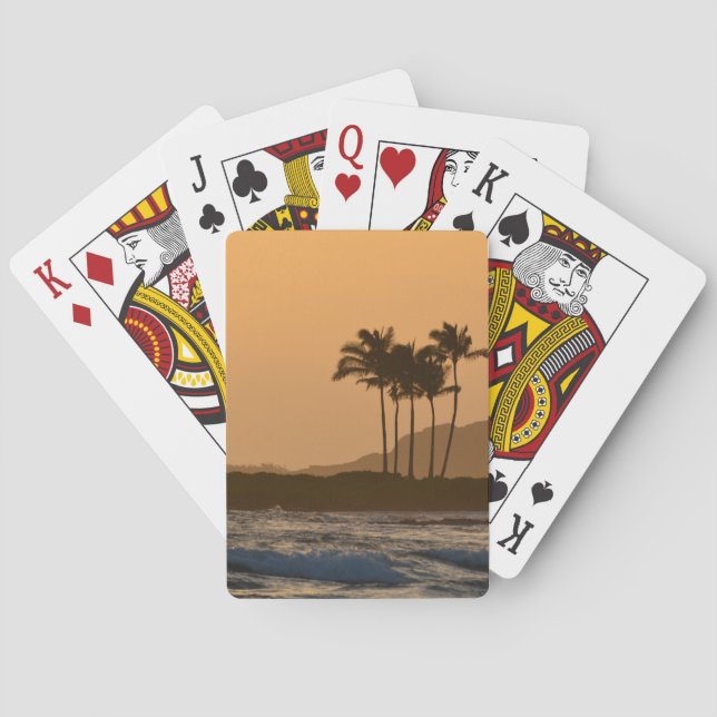 Sunset on Kauai Playing Cards (Back)