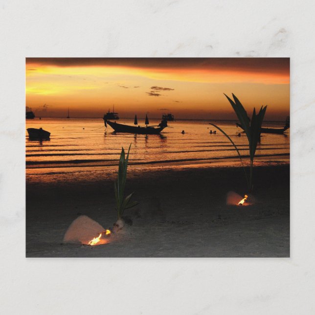 Sunset on Koh Tao Postcard (Front)