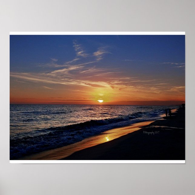 Sunset on Laguna Beach Florida, Poster (Front)