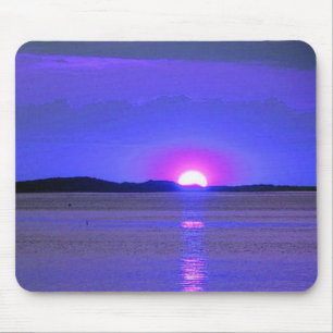 Sunset on Lake Mouse Pad