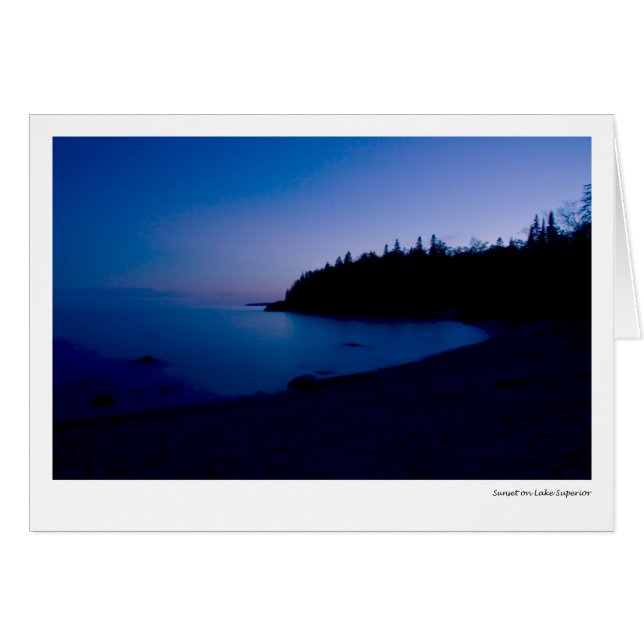 Sunset on Lake Superior (Front Horizontal)