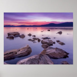 Sunset on Lake Tahoe Poster