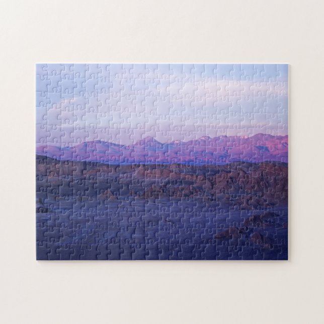 Sunset on Moon Valley - Chile Jigsaw Puzzle (Horizontal)