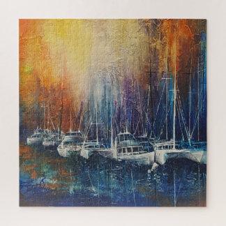 "Sunset on Moreton Bay" Jigsaw Puzzle