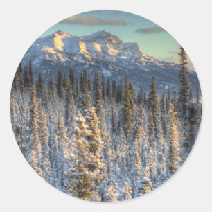 Sunset on Mount Fellows Classic Round Sticker
