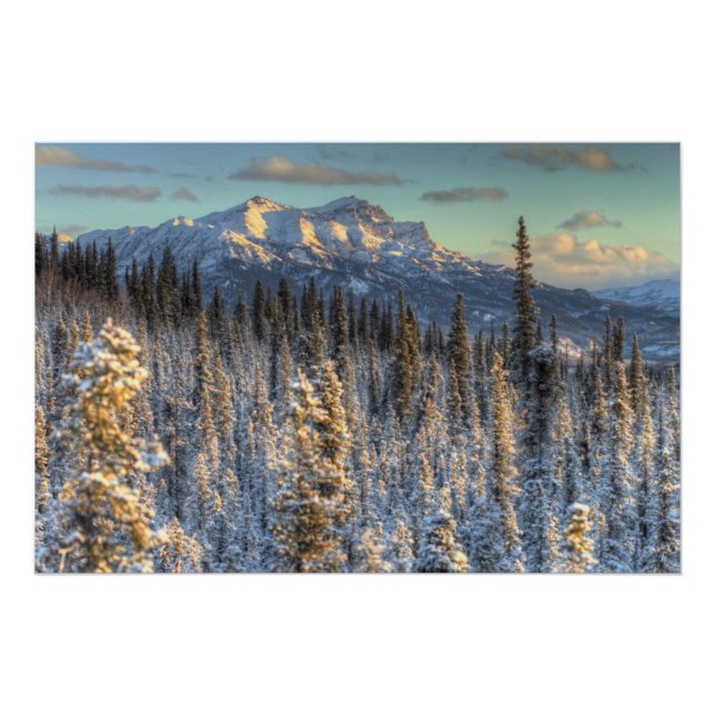 Sunset on Mount Fellows Poster (Front)