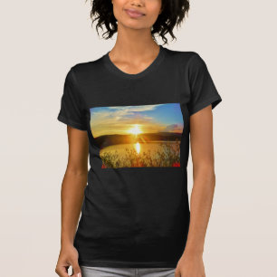 Sunset on mountain Lake Arrowhead T-Shirt