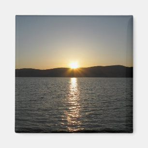 Sunset on Onota Lake: Vertical Magnet
