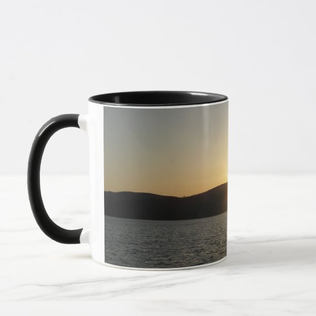 Sunset on Onota Lake: Vertical Mug (Left)