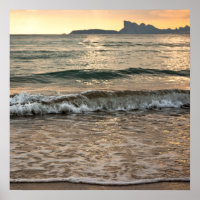 Sunset on Saint Cyr's Beach photograph - Seascape