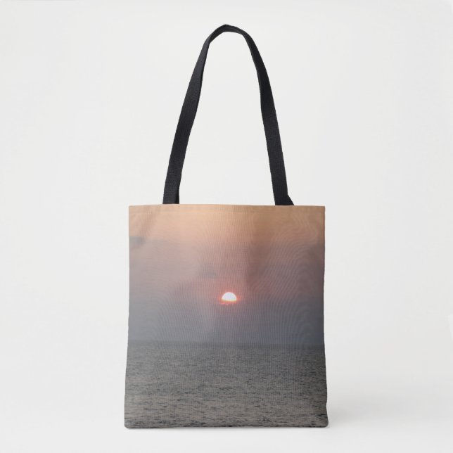 Sunset on Sea Tote Bag (Front)