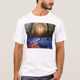 Sunset on snow 2010 T-Shirt