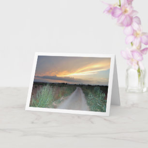 Sunset on Spanish Road Card