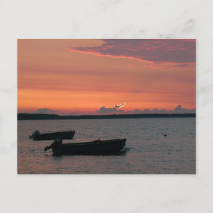 Sunset on the Baltic Sea Postcard