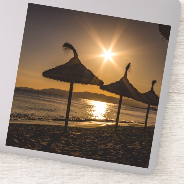 Sunset on the beach, Mallorca, Spain (Detail)