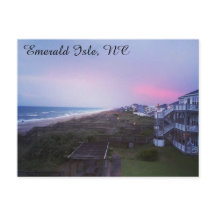 Sunset on the Beach Postcard