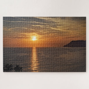 Sunset on the Cinque Terre, Italy - 20x30 -1014 pc Jigsaw Puzzle