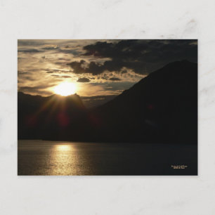 Sunset on the Inside Passage Postcard