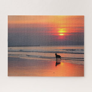 Sunset on the Irish Sea - 16x20 - 520 pcs Jigsaw Puzzle