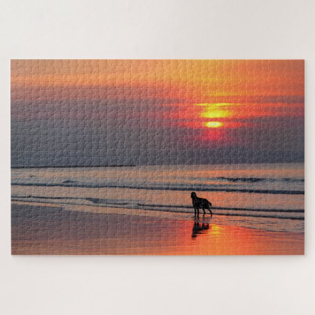 Sunset on the Irish Sea - 20x30 - 1014 pcs. Jigsaw Puzzle (Horizontal)