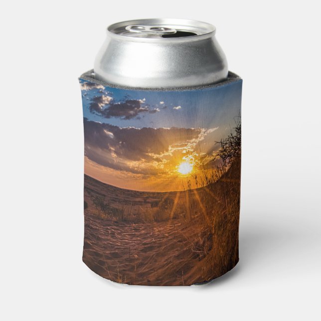Sunset on the Kalahari desert, Namibia Can Cooler (Can Back)