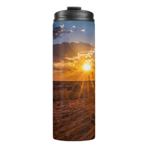 Sunset on the Kalahari desert, Namibia Thermal Tumbler
