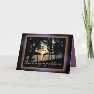 Sunset on the Lake-customise any occasion Card