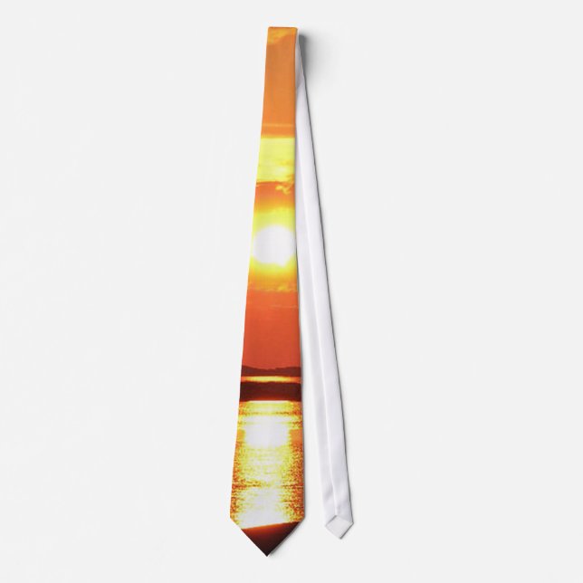 Sunset on the Lake Tie (Front)