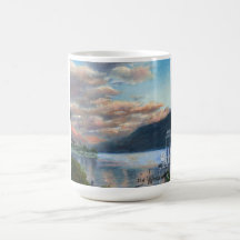 Sunset on the Locarno mug