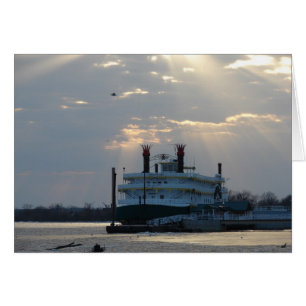 Sunset on the Mississippi River