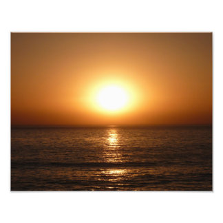 Sunset on the Ocean Beach, San Diego Photo Print