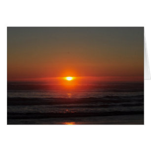 Sunset on the Pacific Ocean