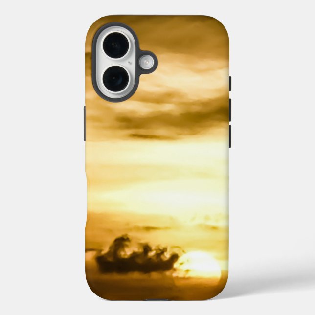 Sunset On The Pacific Ocean Case-Mate iPhone Case (Back)