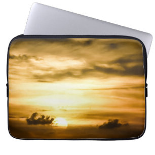 Sunset On The Pacific Ocean Laptop Sleeve