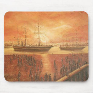 Sunset on the Past Mouse Pad