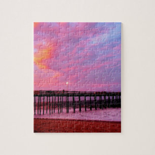 Sunset on the Pier Jigsaw Puzzle