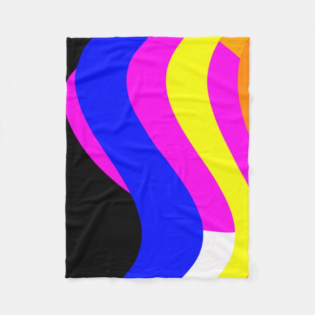 Sunset on the sea fleece blanket (Front)