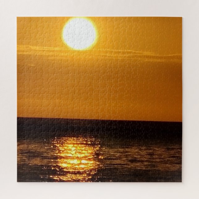 Sunset on the Sea Jigsaw Puzzle (Vertical)