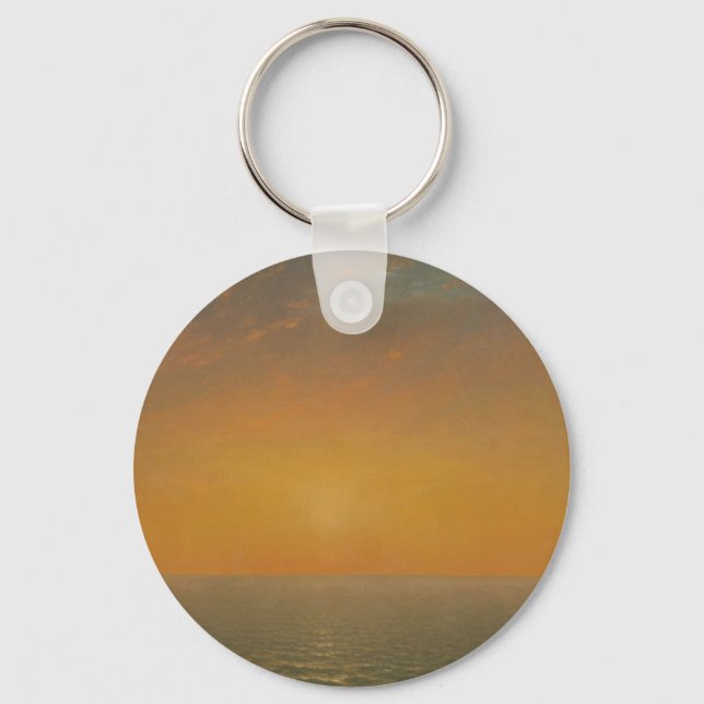Sunset on the Sea Key Ring (Front)