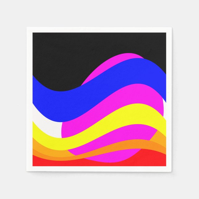 Sunset on the sea napkin (Front)