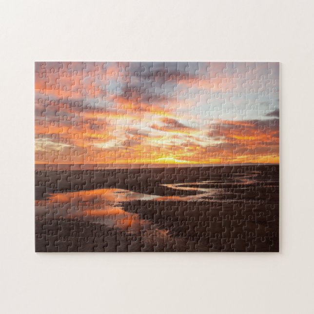 Sunset On The Sea Of Cortez Jigsaw Puzzle (Horizontal)