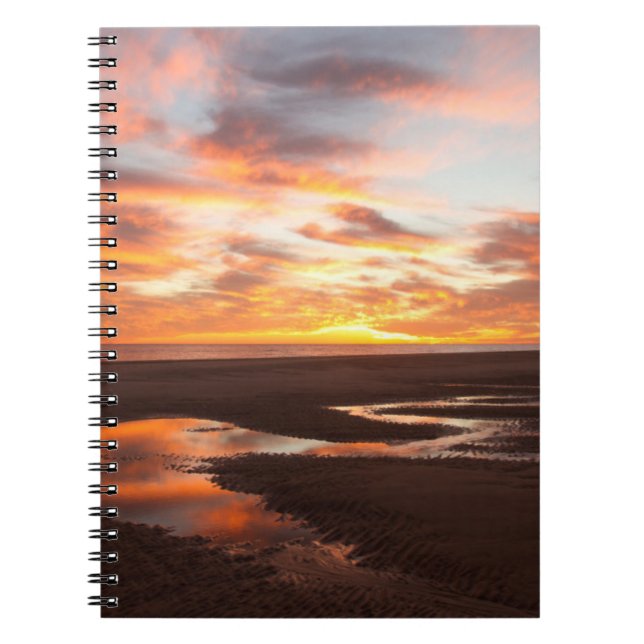 Sunset On The Sea Of Cortez Notebook (Front)