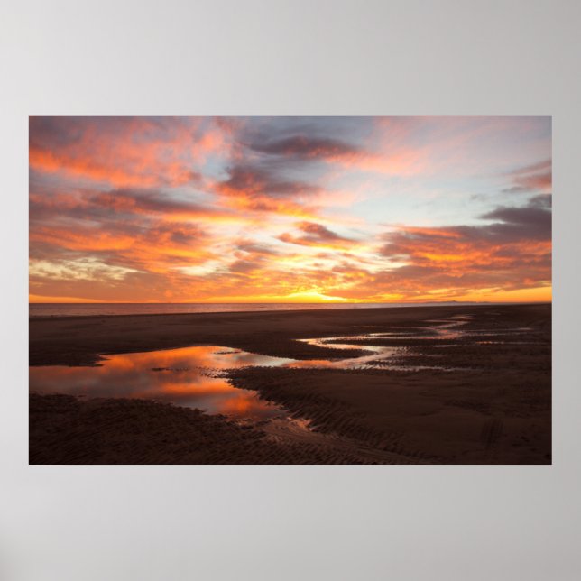 Sunset On The Sea Of Cortez Poster (Front)