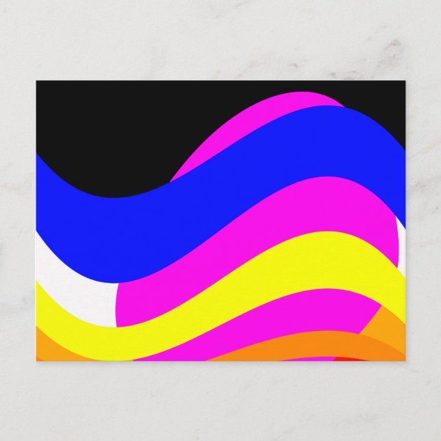 Sunset on the sea postcard (Front)