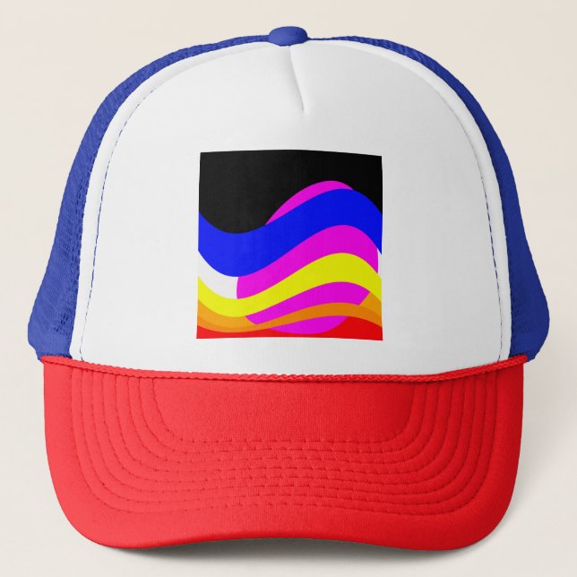 Sunset on the sea trucker hat (Front)