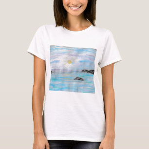 Sunset on the water  T-Shirt