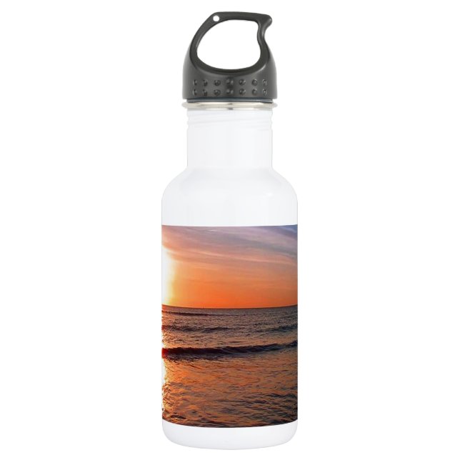 Sunset On Water 532 Ml Water Bottle (Front)
