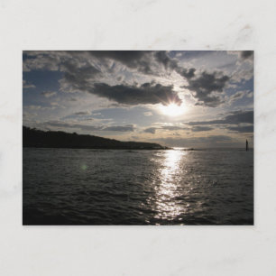 Sunset on Water Postcard