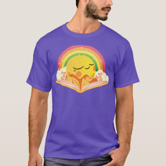 Sunset open book T-Shirt